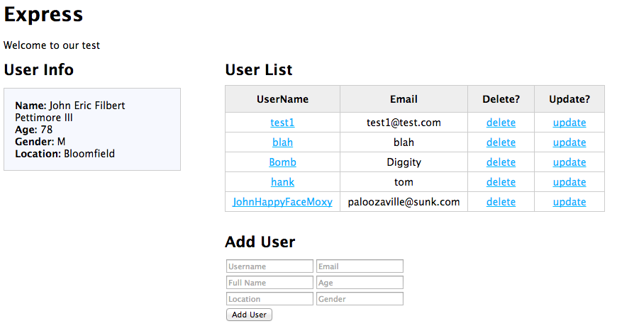 And voila! Click the Update Info button, the chunks toggle, and the table repopulates. That's science, kids!