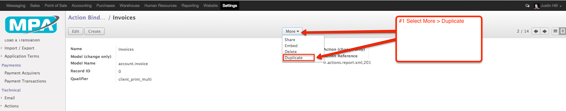 03 - Duplicate the Action Binding