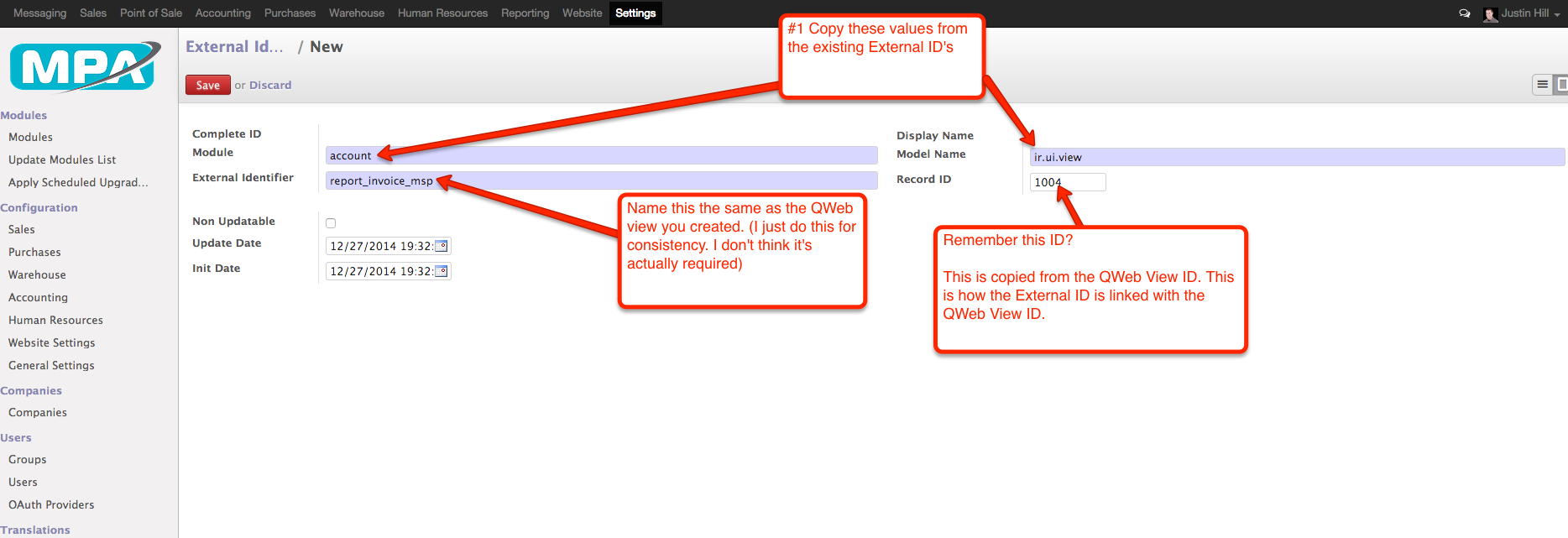 12 - Create External ID 1