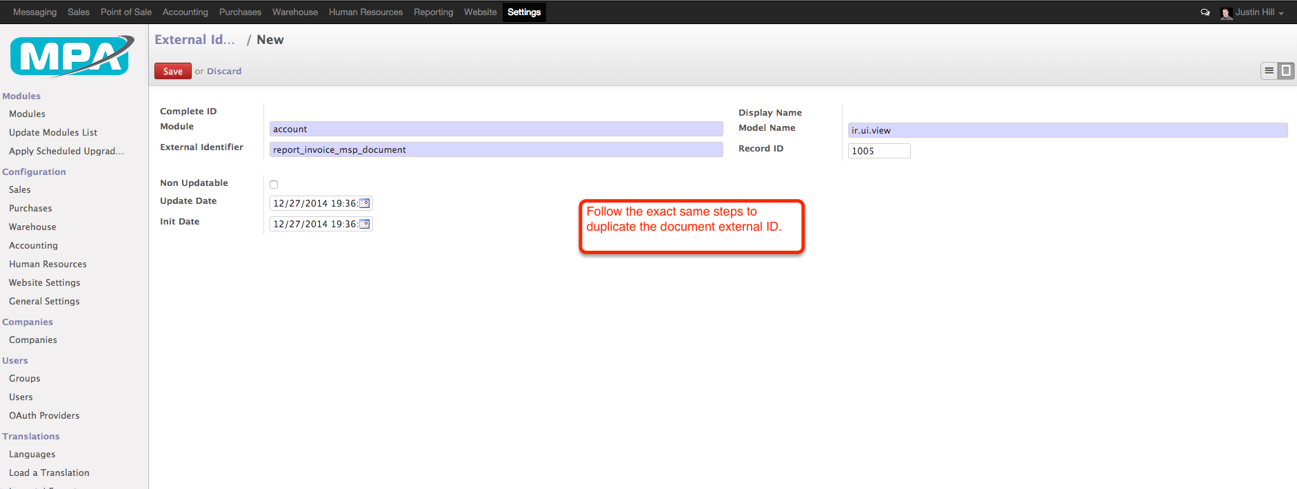 13 - Create External ID 2